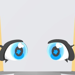 Cute blue eyes
