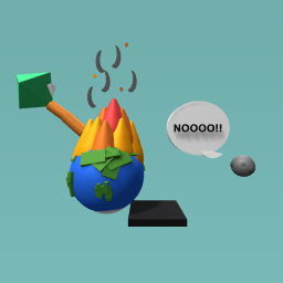 Earth being destroyed