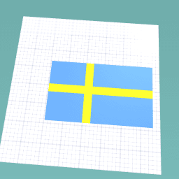 The sweden flag