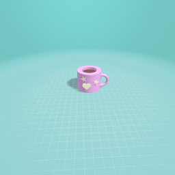 Hot chooclate with cute cup