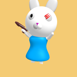 bunny from piggy roblox if took eye patch off