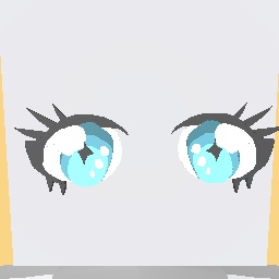 blue anime eyes