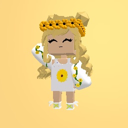Sunflower girl cute!