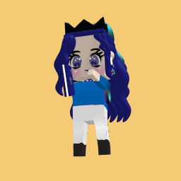 School outfit with black crown