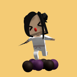 Knight Karate girl