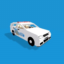 SUV Police car - Audi Q5 2006