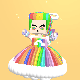 Rainbow girl