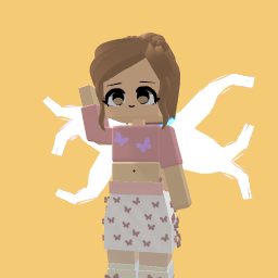Butterfly girl with wings!!!