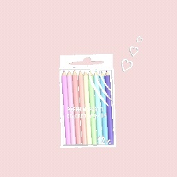 ♡Pastel Colored Pencils♡