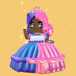 Princess half color pink+blue please buy/like