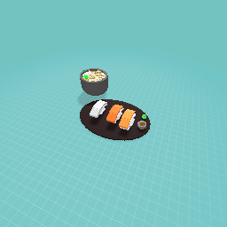 Sushi and Noodle Soup