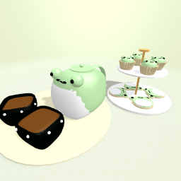 Froggy tea party :D