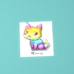 Rainbow cat