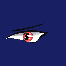 cool/angry anime eye