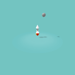 Space ship to the moon