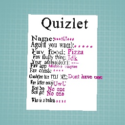 Quizlet done!