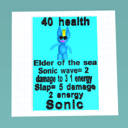 Sonics card Elder of the sea