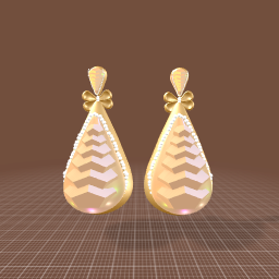 enchanted fairy earrings (pink gems) for sale in avatar market