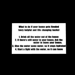 What to do If your house gets flooded!