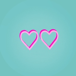 3d hearts!