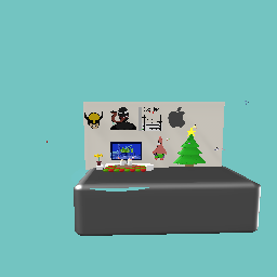 my room while watching ther grinch