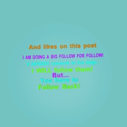 Follow for Follow