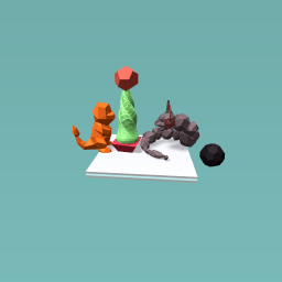 Friends with ice cream