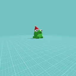 Santa frog