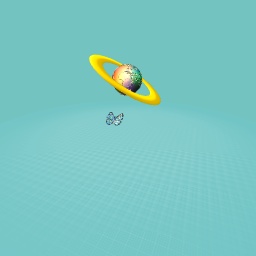 Butterfly in space