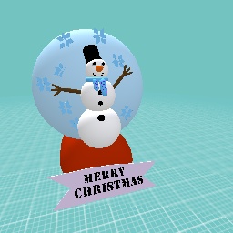 Christmas Snowman Snowglobe