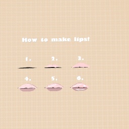 How to make lips tutorial! -By L0Y4L