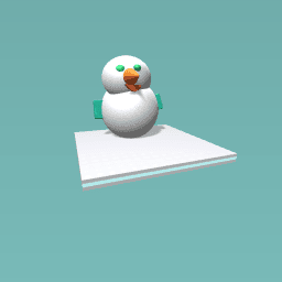 A snow man