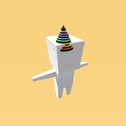 The rainbow hat