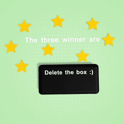 the winner in the box