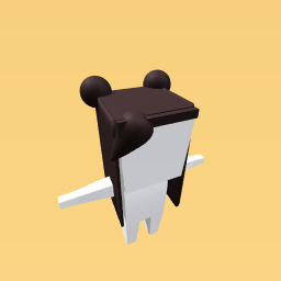 Halve up halve down with two buns