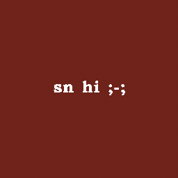 sn hi ;-;!