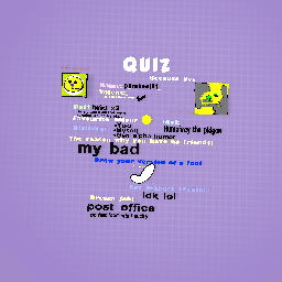 [Username]'s quiz