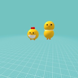 3D chicky & chick chick