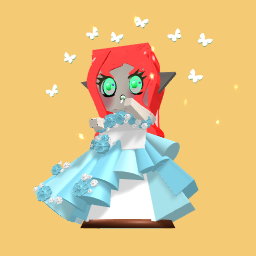 Little mermaid girl