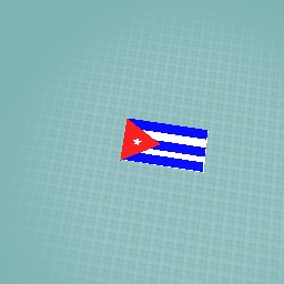 The flag of cuba