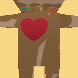 rainbow wig and  skin condition