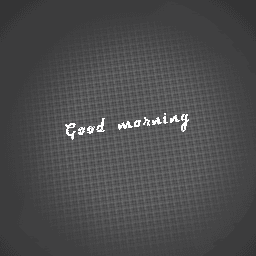 Morning Fellow Makers