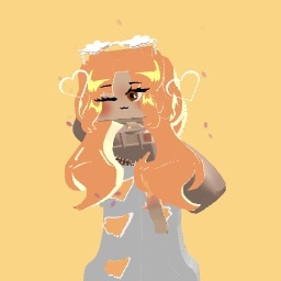 Orange hair girl preppy