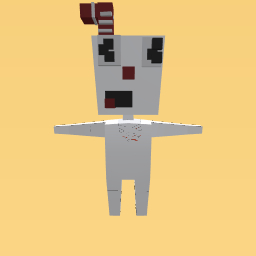 red and white jump suit copy