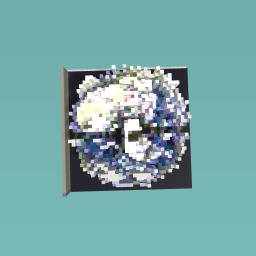 The inside of a pokemon ball