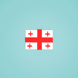 The nationall flag of Georgia
