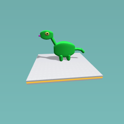 Modelling a dinosaur