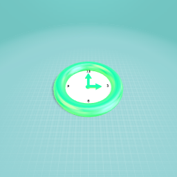 my turquiose anolog clock