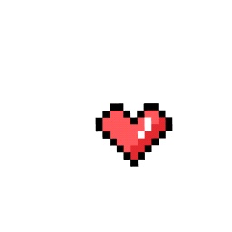 Minecraft heart ♡