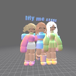 me and m best sisters uwu in 3d